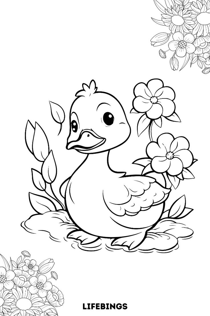 Cute Animal Coloring Pages Duck Coloring Pages Free Printable Best For Kids Life Bings Cute Animal Coloring Pages Duck Coloring Pages Free Printable Best For Kids Life Bings