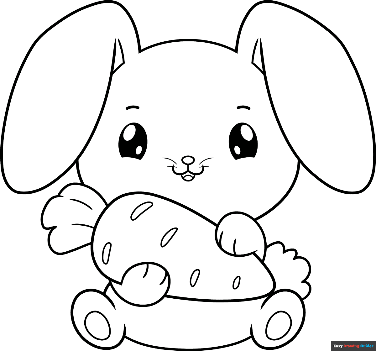 bunny coloring pages free printable