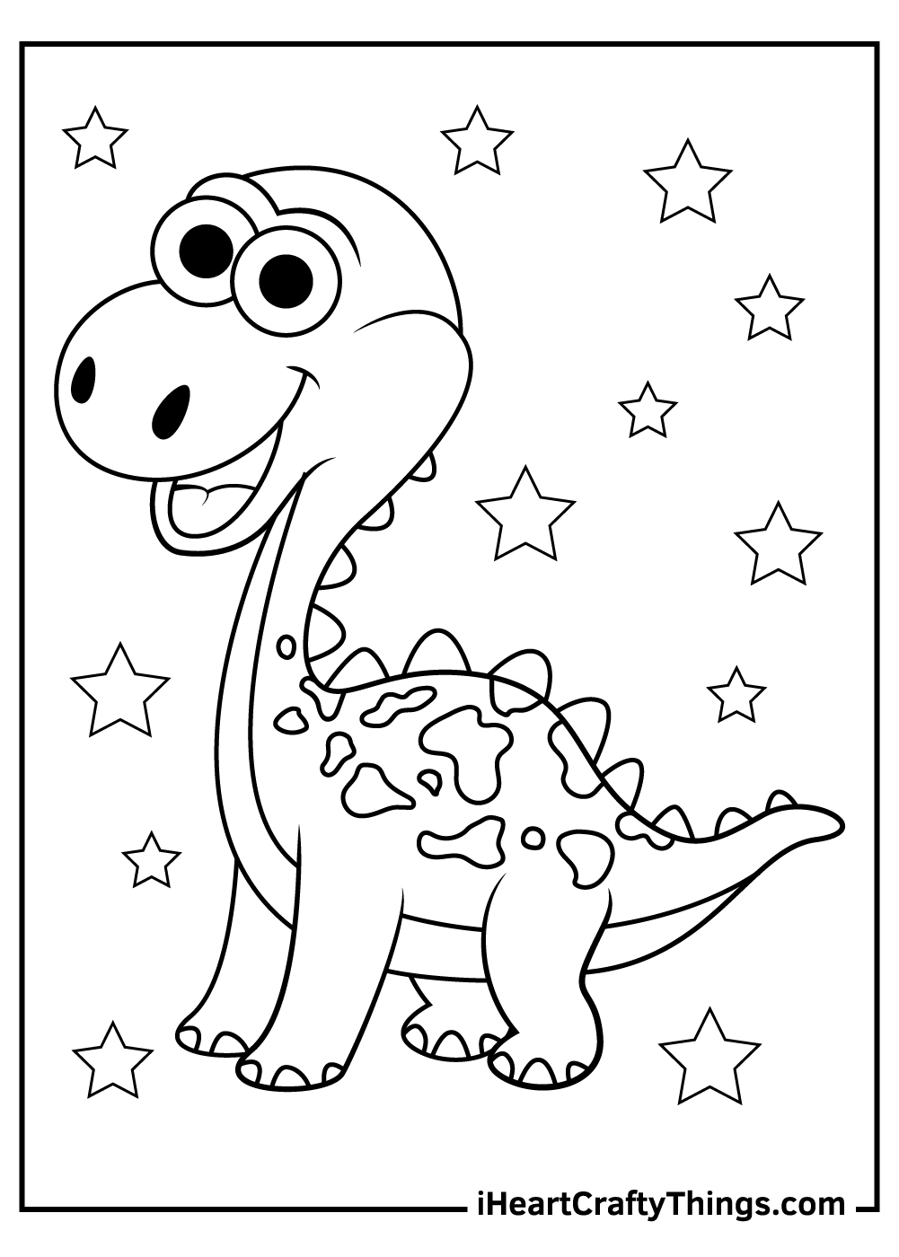 free printable dinosaur coloring pages