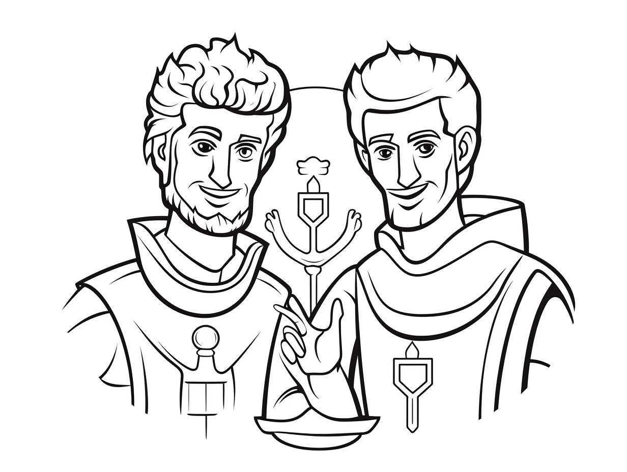 David And Jonathan Friendship Coloring Pages Top 12 Free Printable Designs