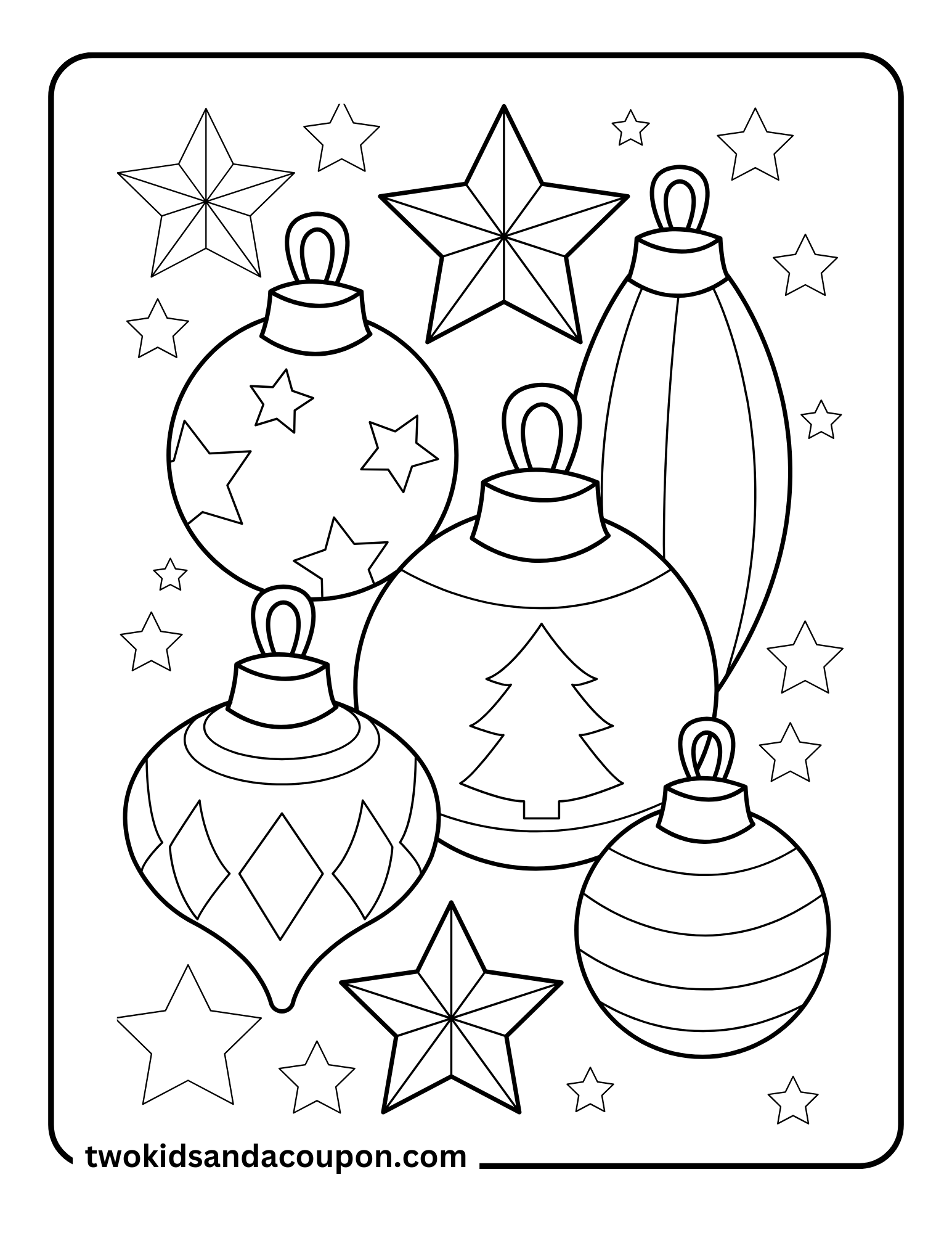 Deck The Halls With 8 Christmas Ornament Coloring Pages Deck The Halls With 8 Christmas Ornament Coloring Pages