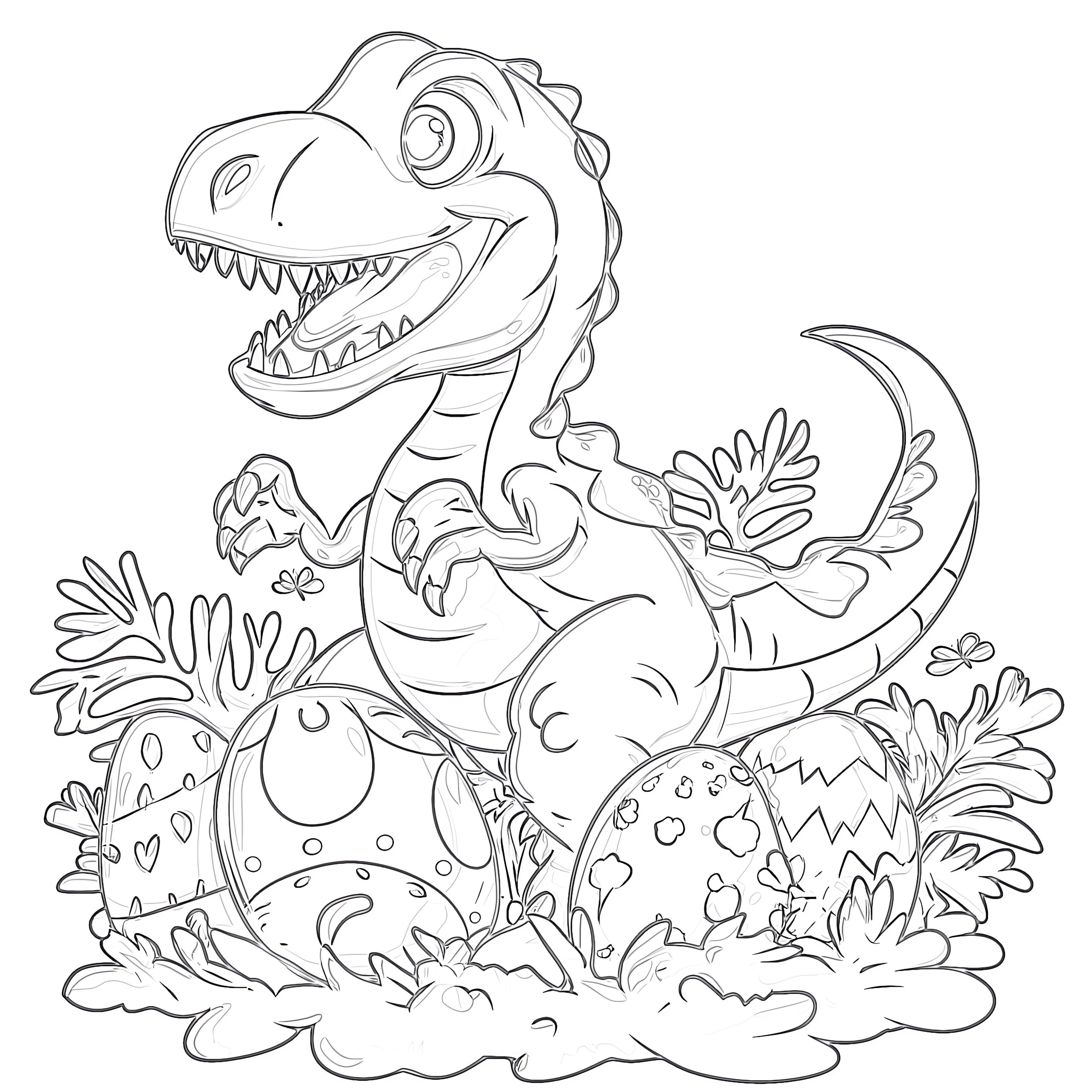 dinosaur printables coloring pages