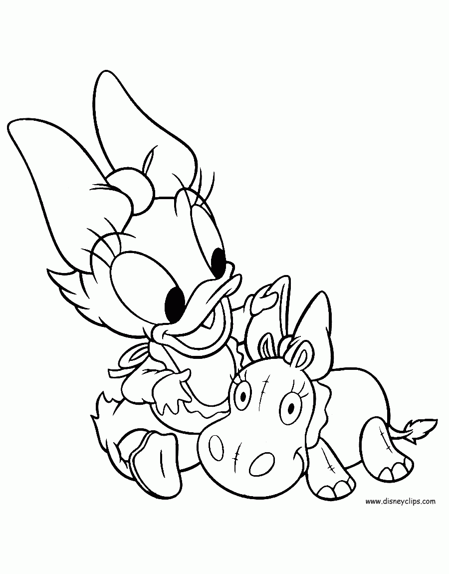 Disney Babies Coloring Pages 6 Disneyclips