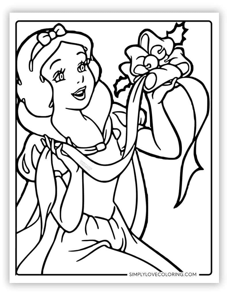 Disney Christmas Coloring Pages Free PDF Printable Simply Love Coloring Disney Christmas Coloring Pages Free PDF Printable Simply Love Coloring