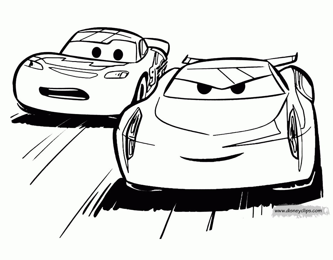 free printable color pages cars 3