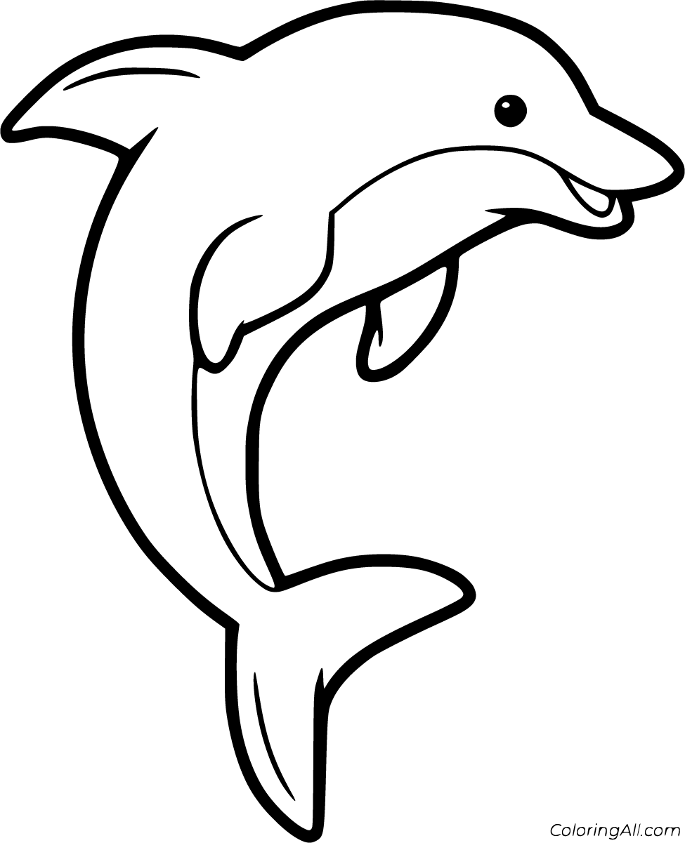 Dolphin Coloring Pages Dolphin Coloring Pages