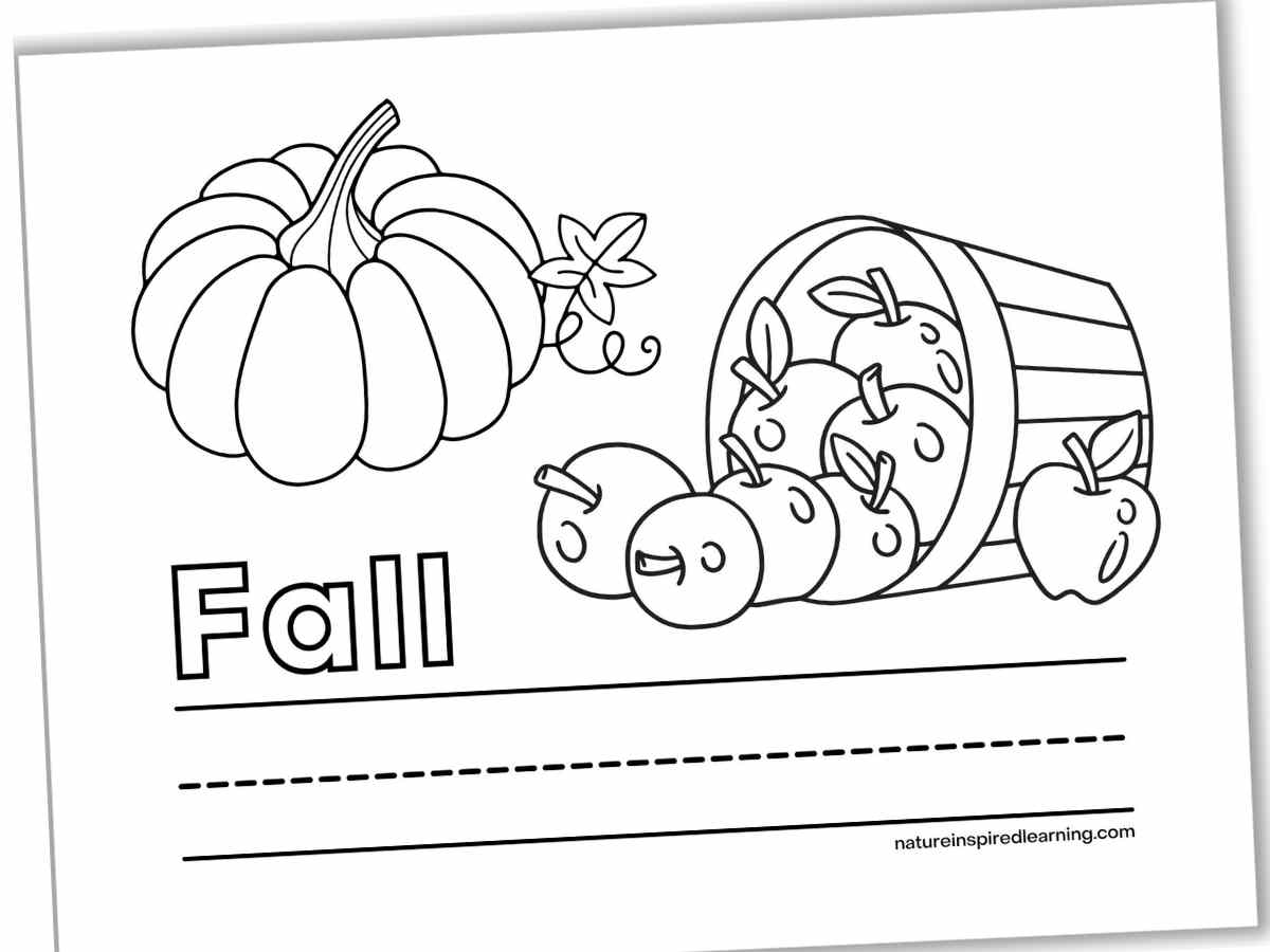 free printable harvest coloring pages
