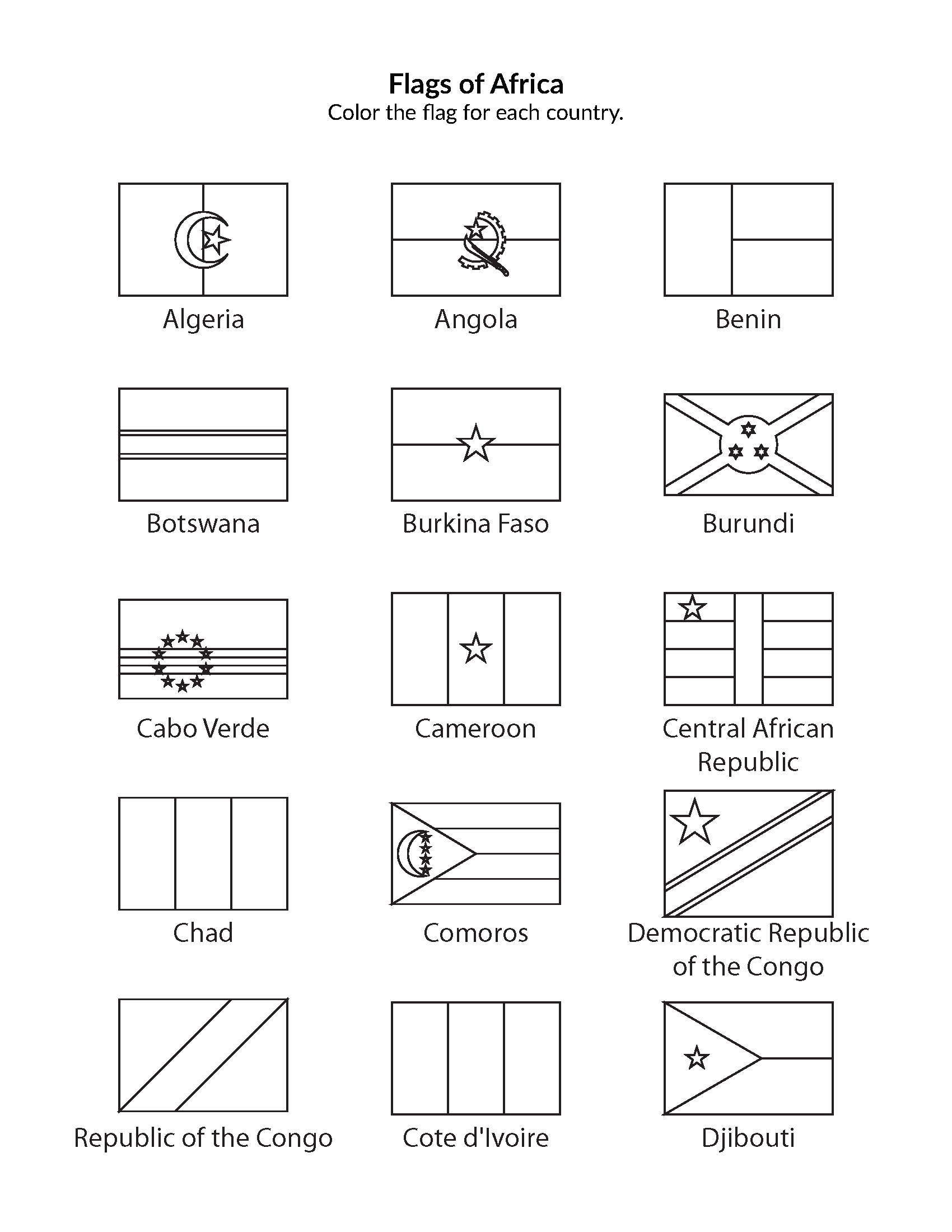 Flags Of The World Coloring Pages Gift Of Curiosity Flags Of The World Coloring Pages Gift Of Curiosity