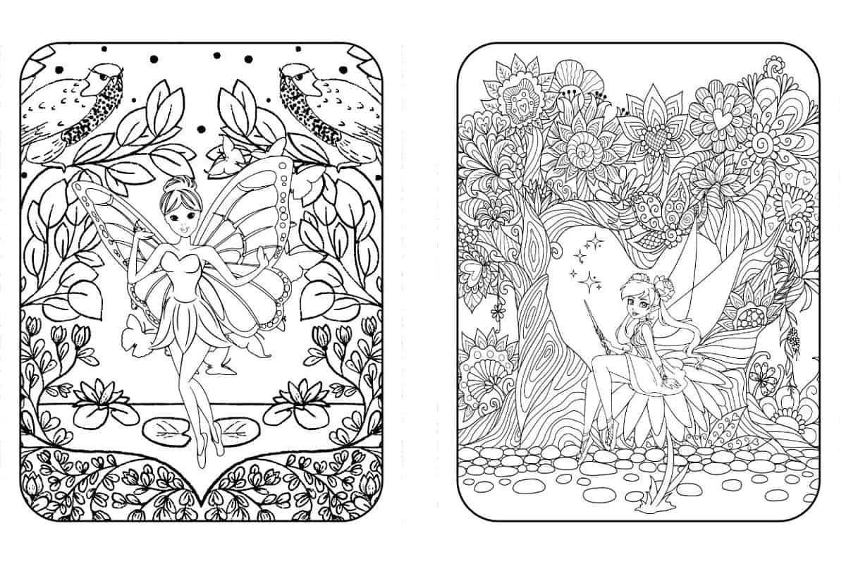 Free Adult Fairy Coloring Pages Printable Ruffles And Rain Boots