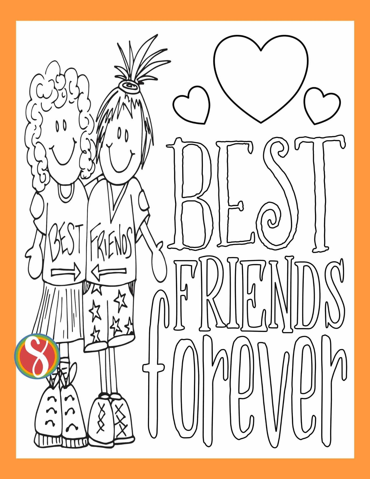 Free Best Friends Coloring Pages Stevie Doodles Free Best Friends Coloring Pages Stevie Doodles
