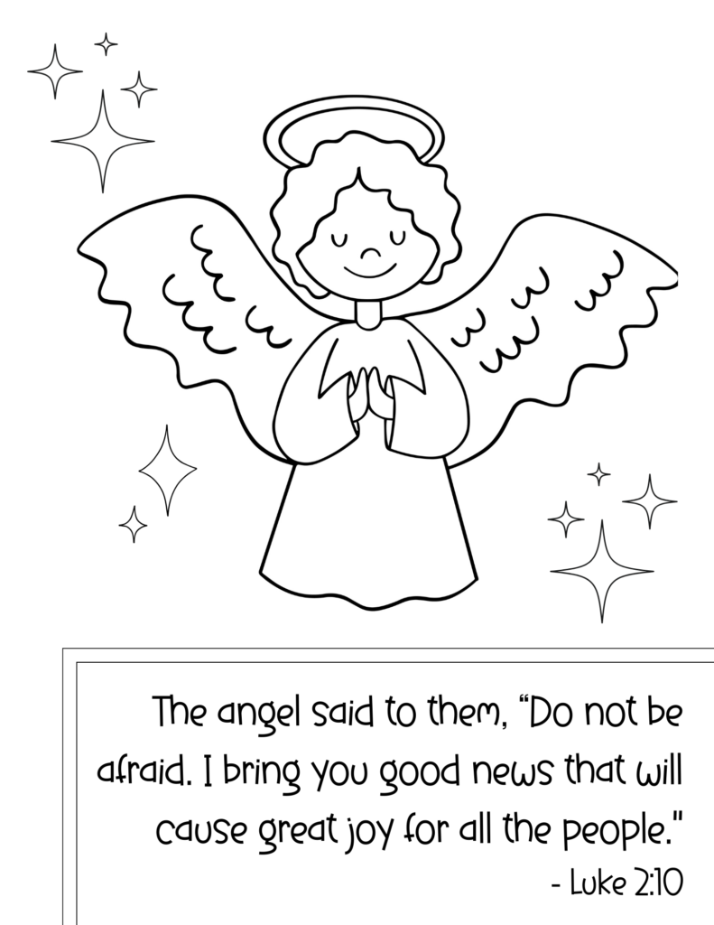 Free Christian Christmas Coloring Pages Out Upon The Waters