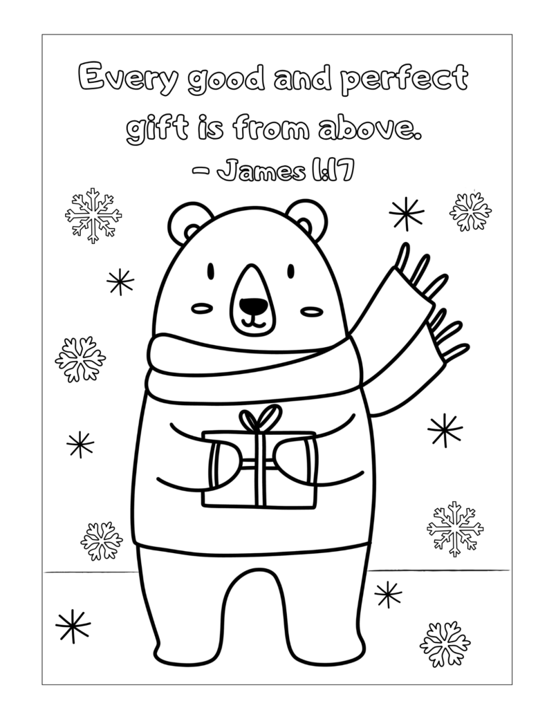 free printable bible christmas coloring pages