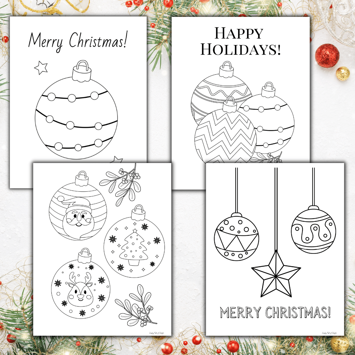 free printable christmas ornaments to color free printable christmas ornaments to color
