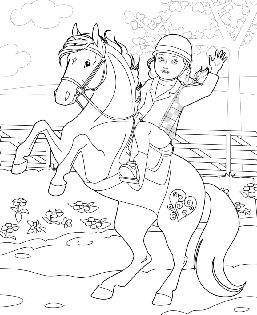 Free Coloring Pages For Kids Our Generation Dolls