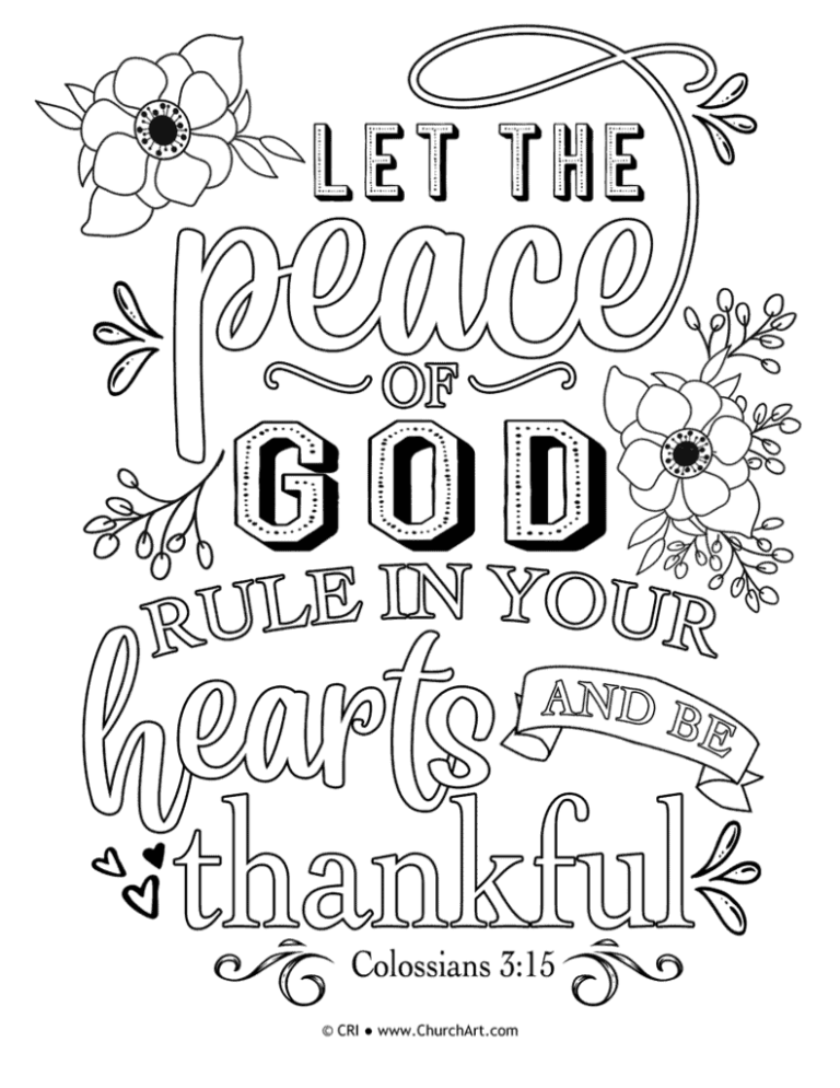Free Coloring Pages For Sunday School ChurchArt Blog