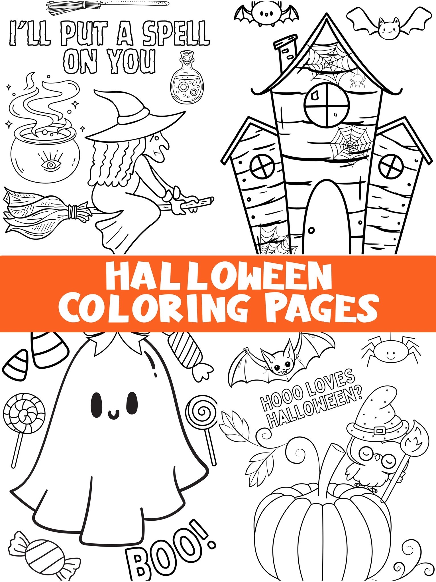 printable halloween coloring pages for toddlers