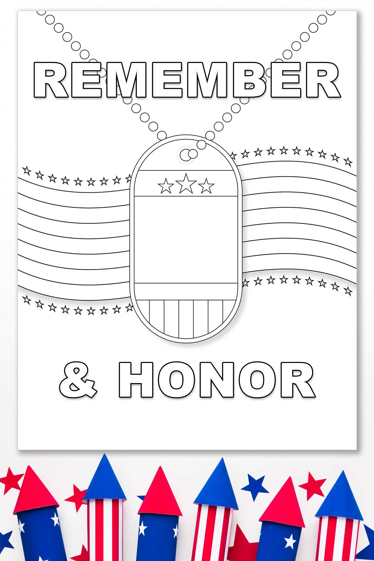 memorial day coloring pages free printable
