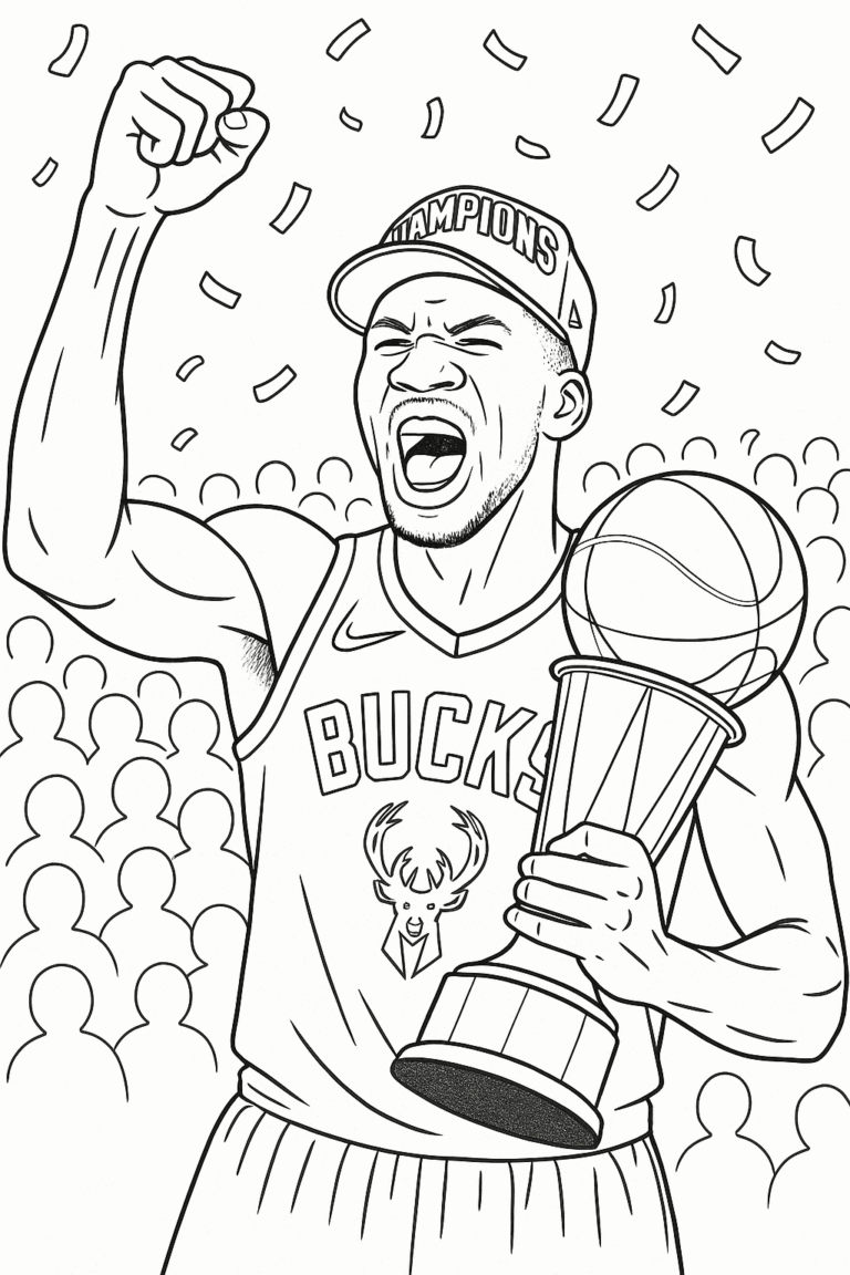 Free NBA Coloring Pages Generator 14 NBA Coloring Pages To Download