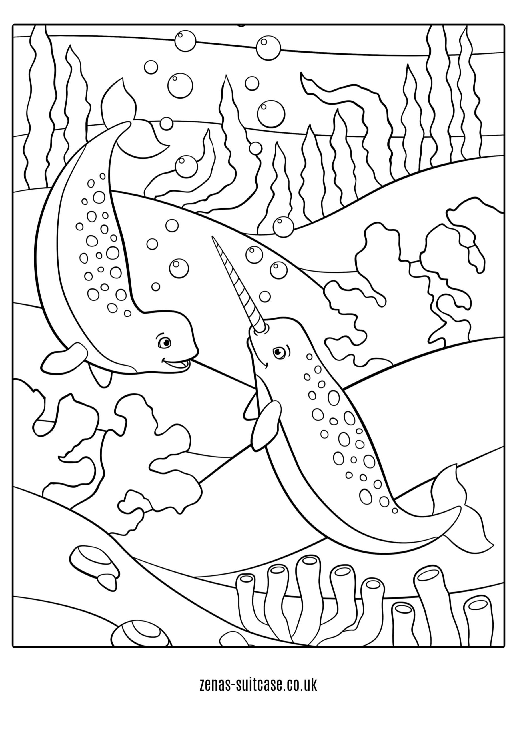 printable under the sea coloring pages