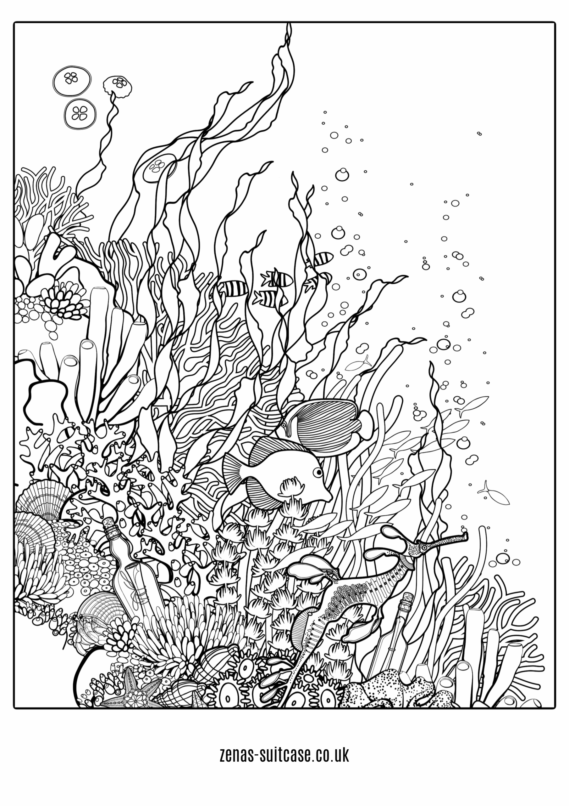 FREE Ocean Under The Sea Colouring Pages FREE Ocean Under The Sea Colouring Pages