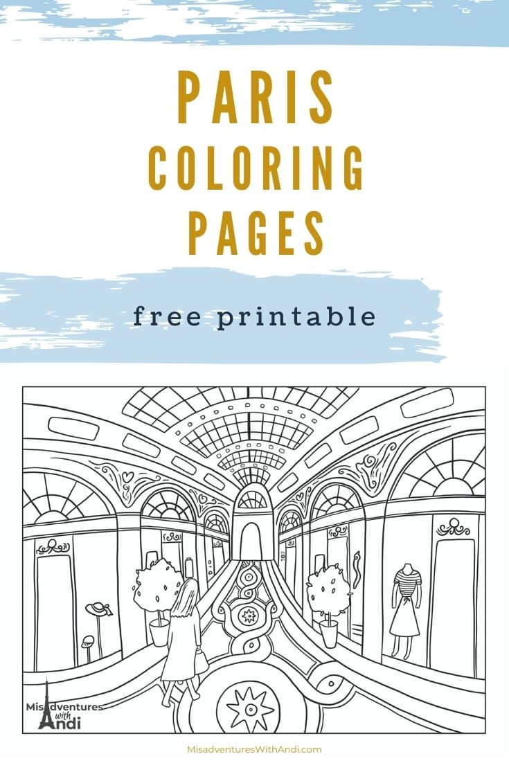 Free Paris Coloring Pages Misadventures With Andi