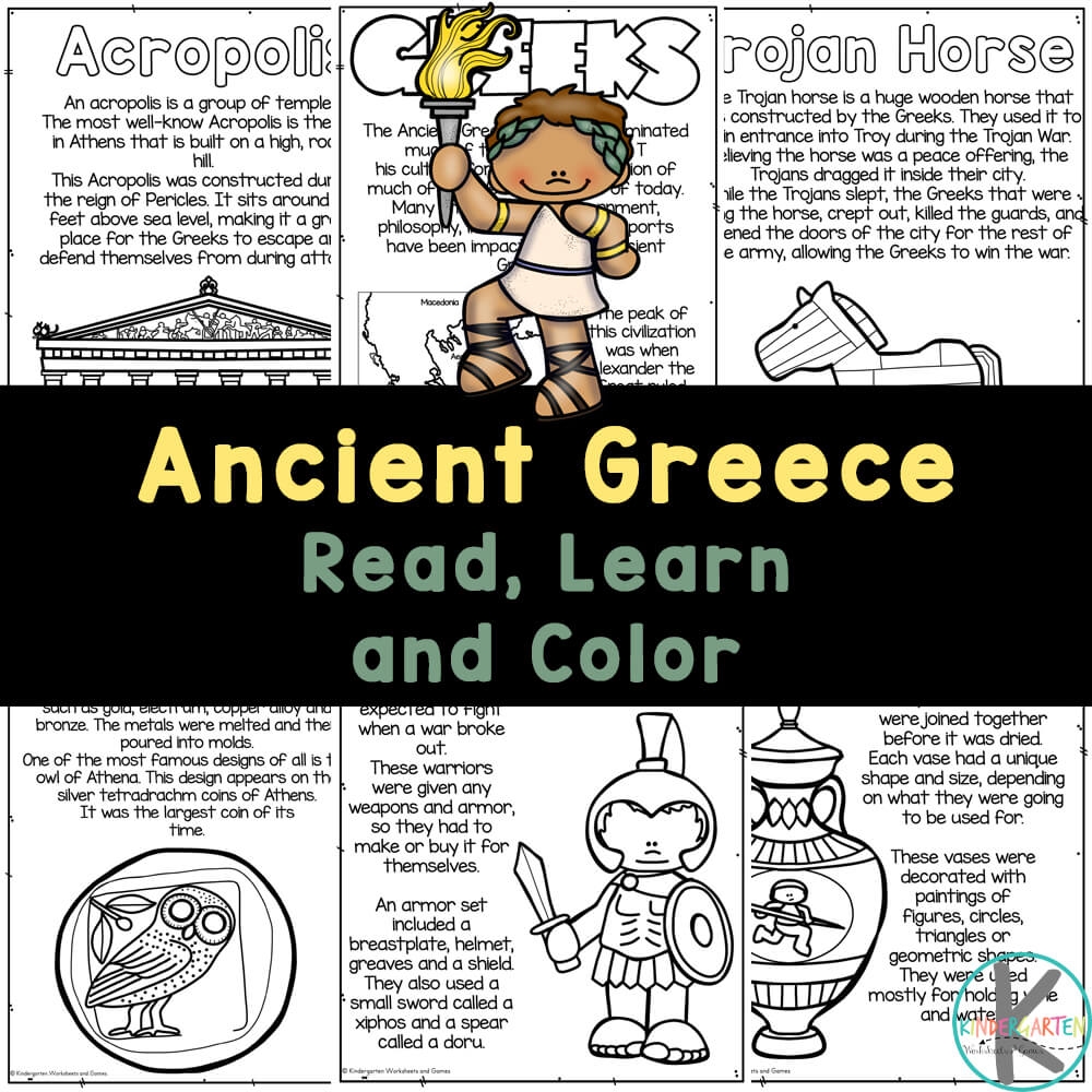 FREE Printable Ancient Greece History Coloring Pages FREE Printable Ancient Greece History Coloring Pages