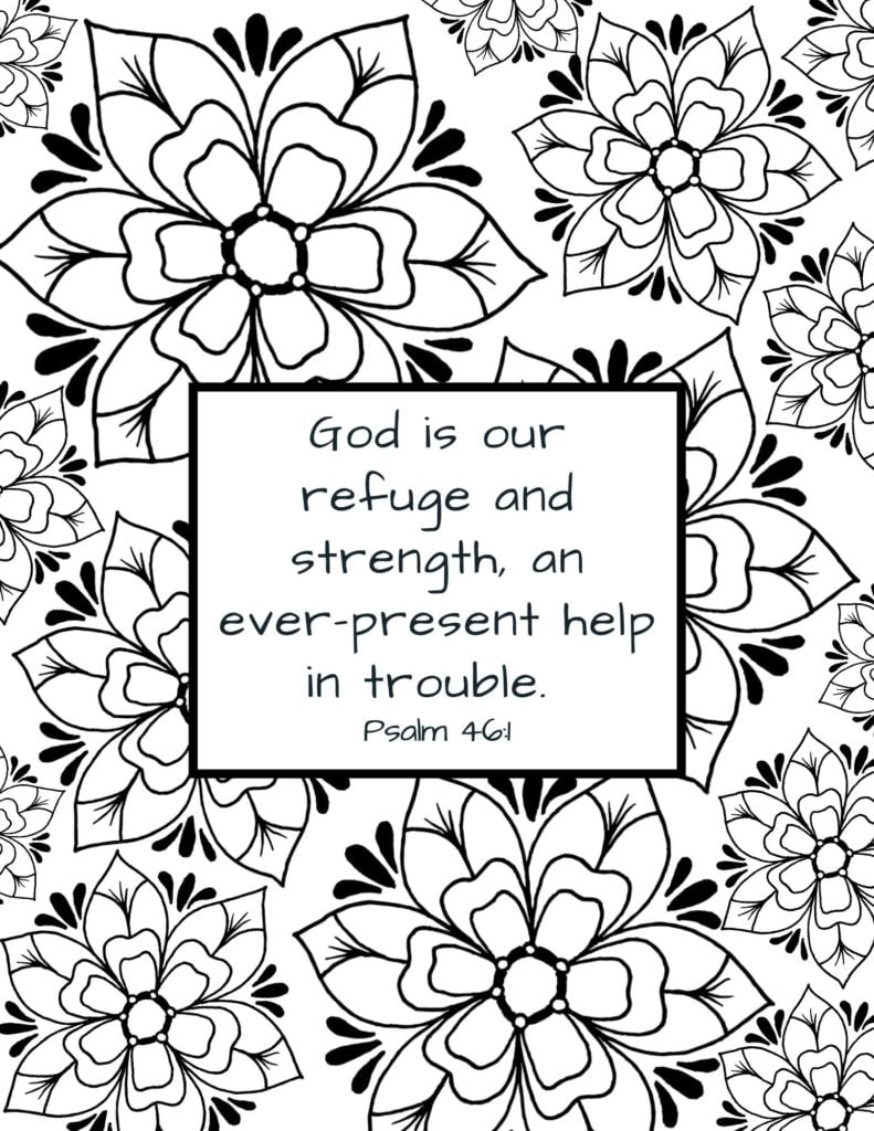 Free Printable Bible Verse Coloring Pages 