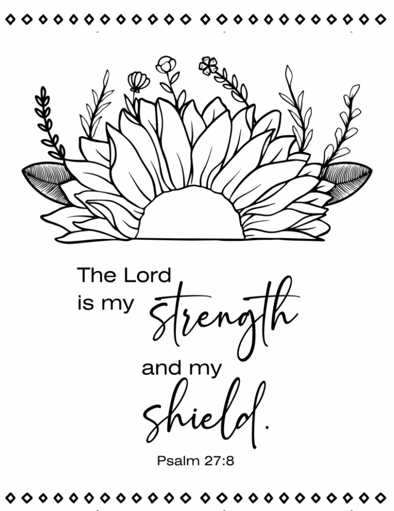Free Printable Bible Verse Coloring Pages Out Upon The Waters