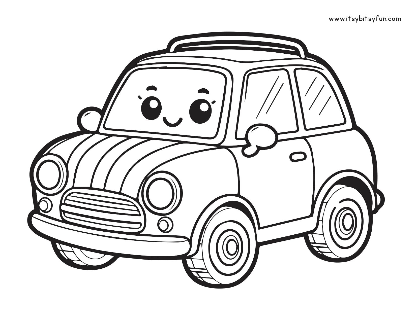 car coloring pages printable