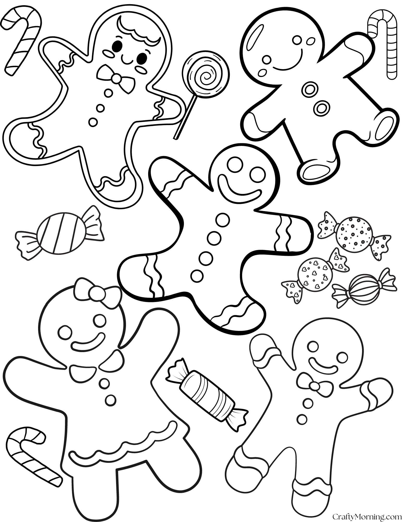 christmas coloring free printable pages
