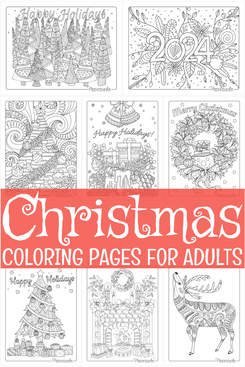 free printable christmas coloring pages for adults free printable christmas coloring pages for adults