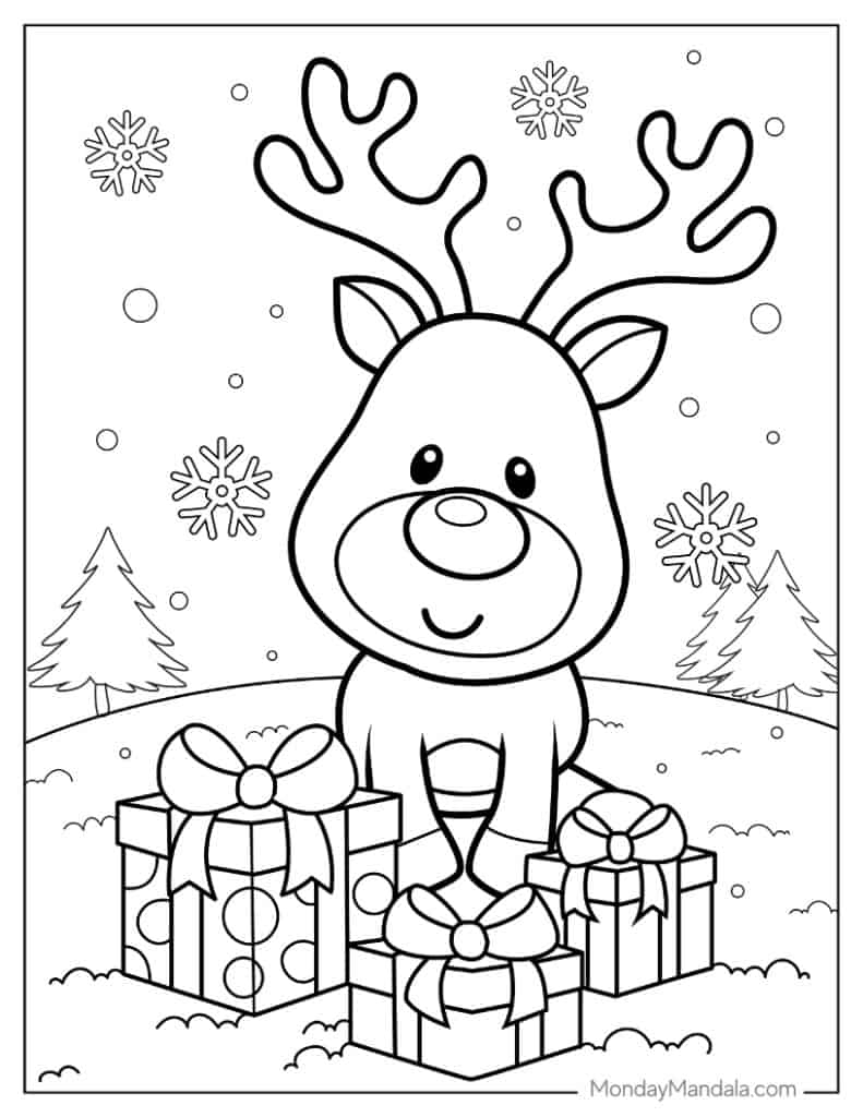 free printable christmas coloring pages for kids