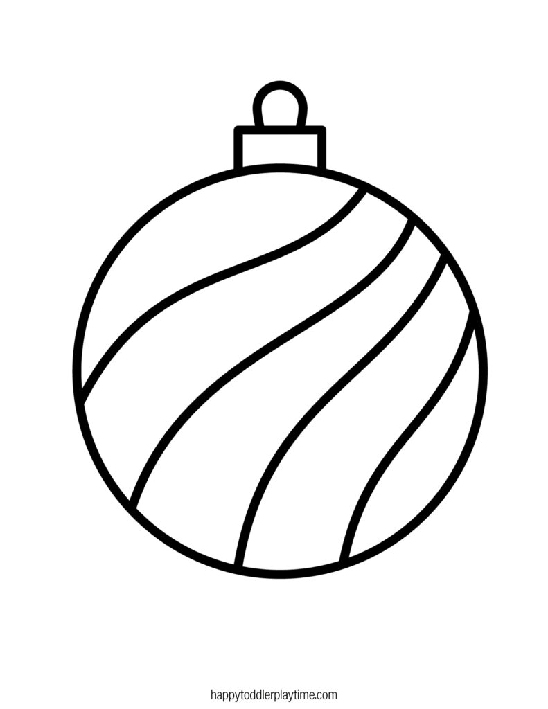 Free Printable Christmas Ornament Coloring Pages Happy Toddler Playtime Free Printable Christmas Ornament Coloring Pages Happy Toddler Playtime