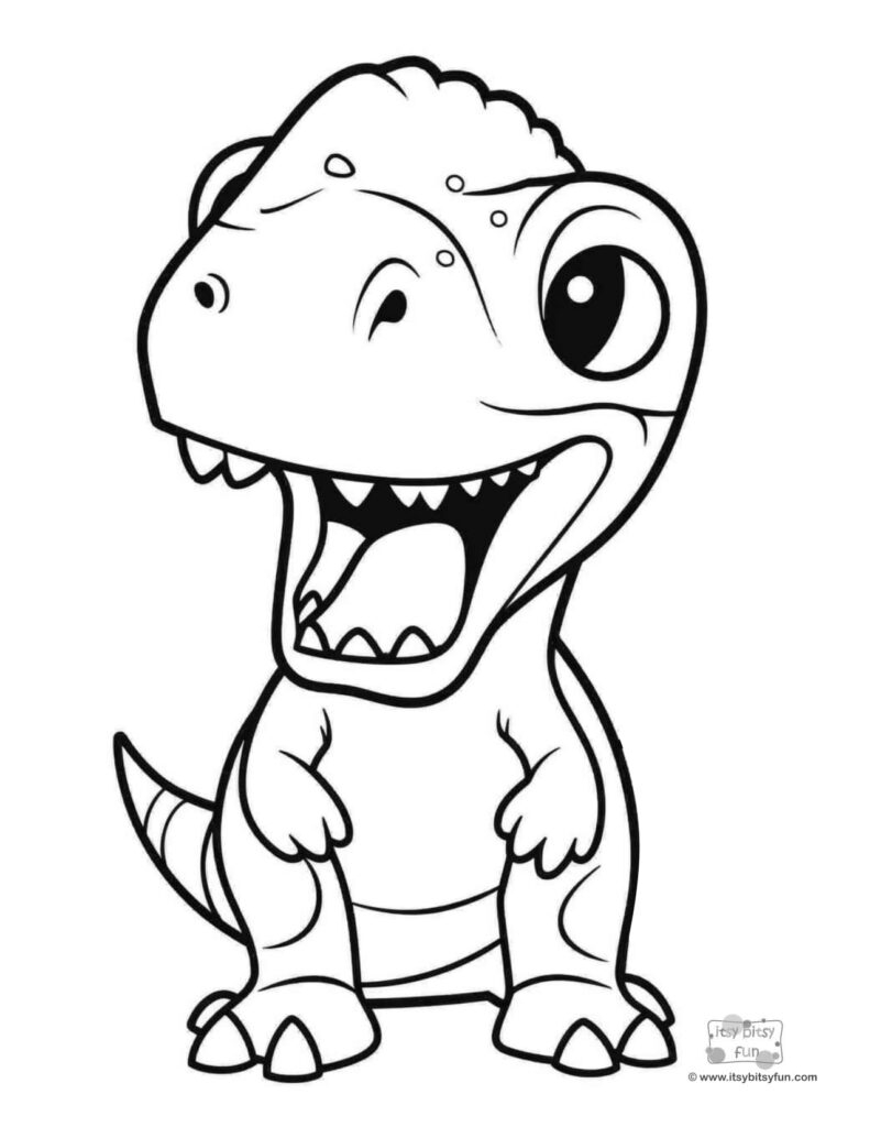 printable coloring pages dinosaurs