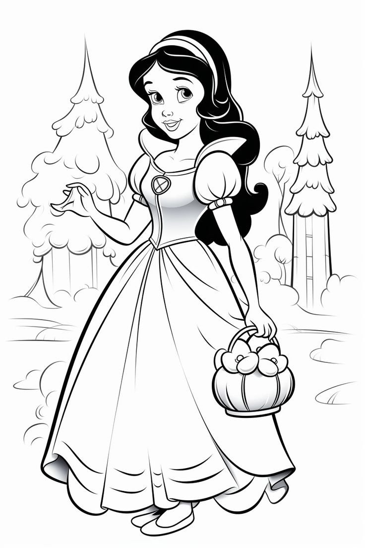 Free Printable Disney Characters Coloring Pages For Kids