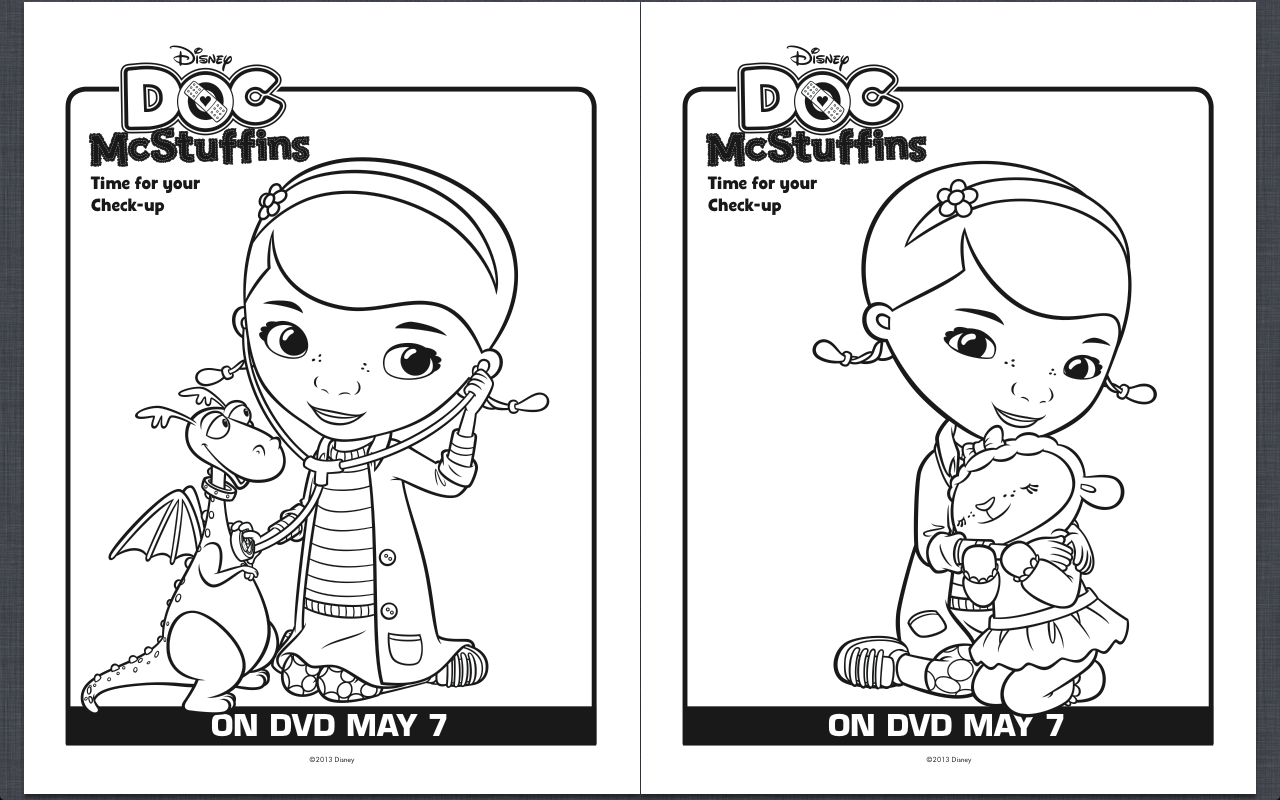 Free Printable Doc McStuffins Coloring Pages Classy Mommy Free Printable Doc McStuffins Coloring Pages Classy Mommy