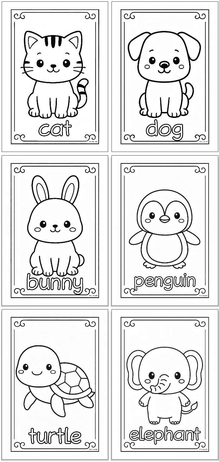free printable coloring pages of animals free printable coloring pages of animals