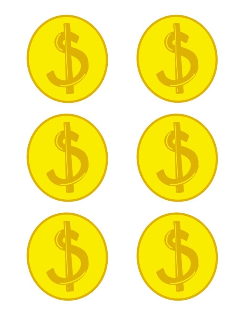 Free Printable Gold Coins For St Patrick s Day OriginalMOM