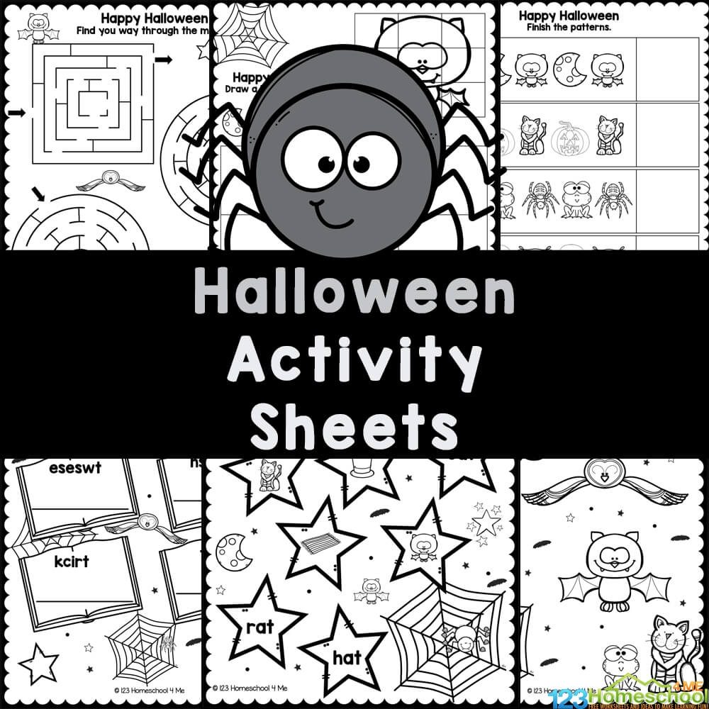 halloween activity worksheets halloween activity worksheets