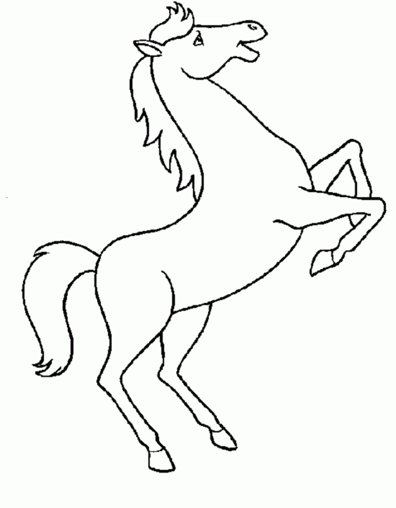 free printable coloring pages for kids horses
