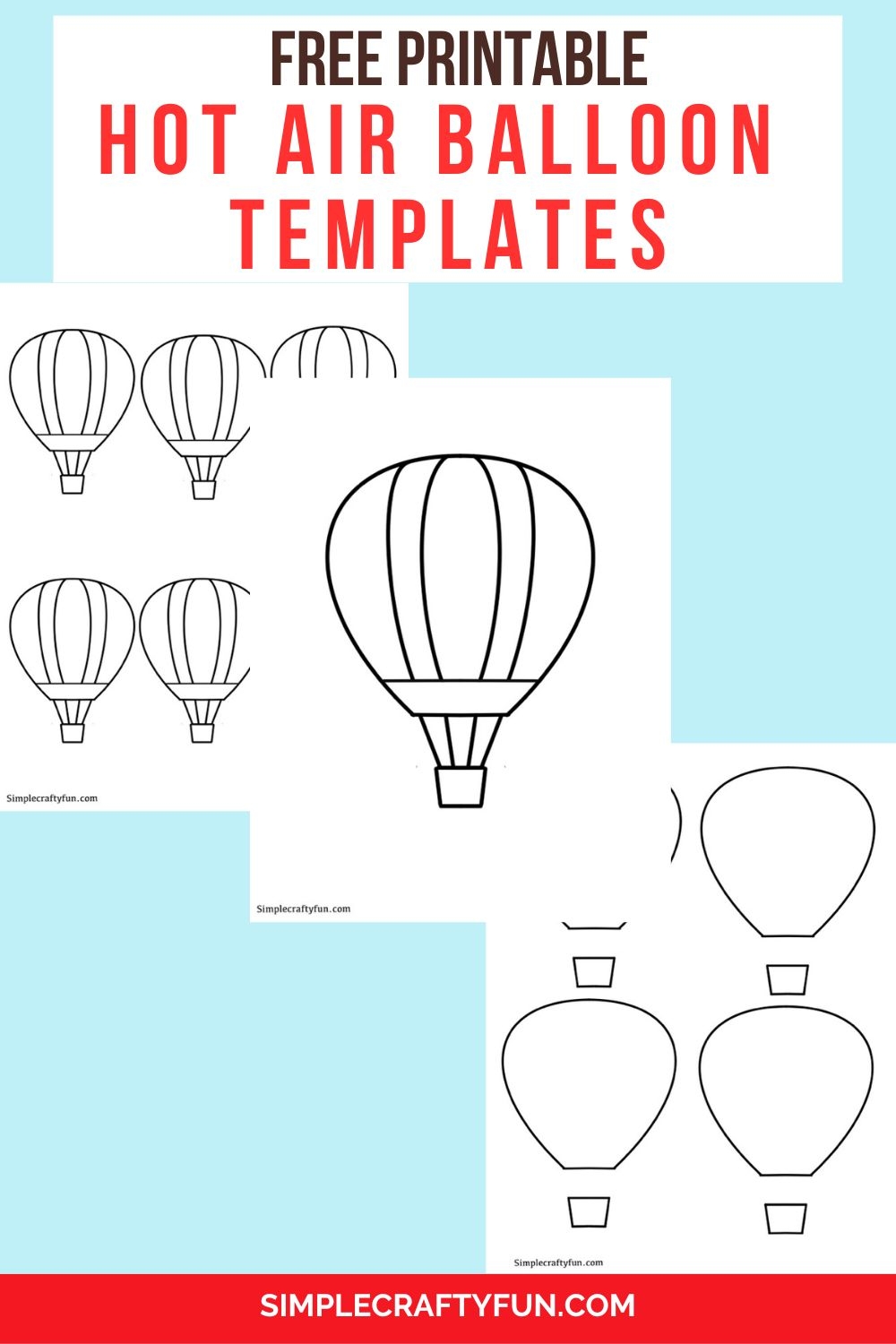 hot air balloon coloring pages free printable