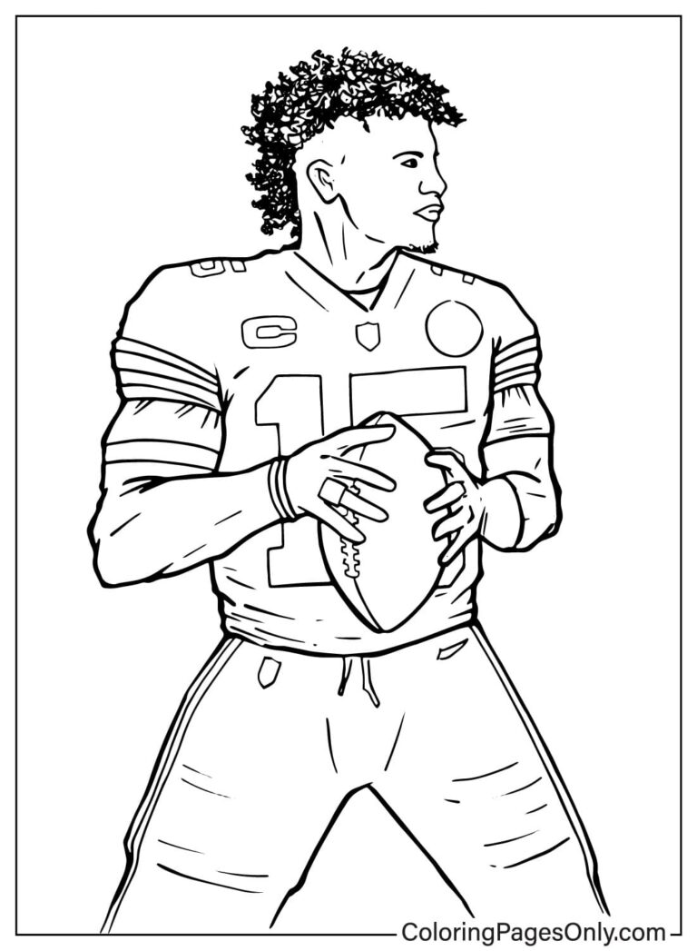 Free Printable Kansas City Chiefs Coloring Pages
