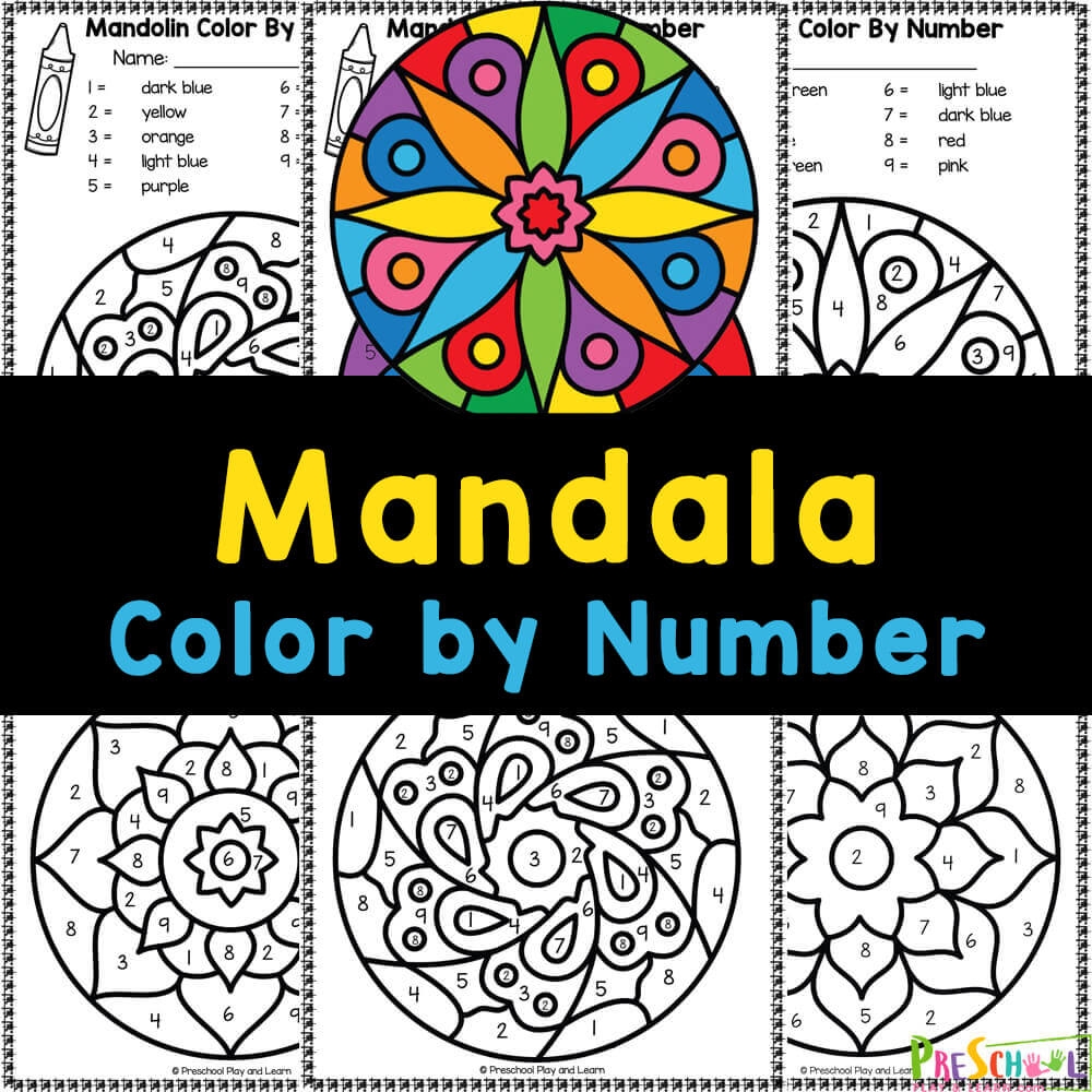 free printable color by number for adults