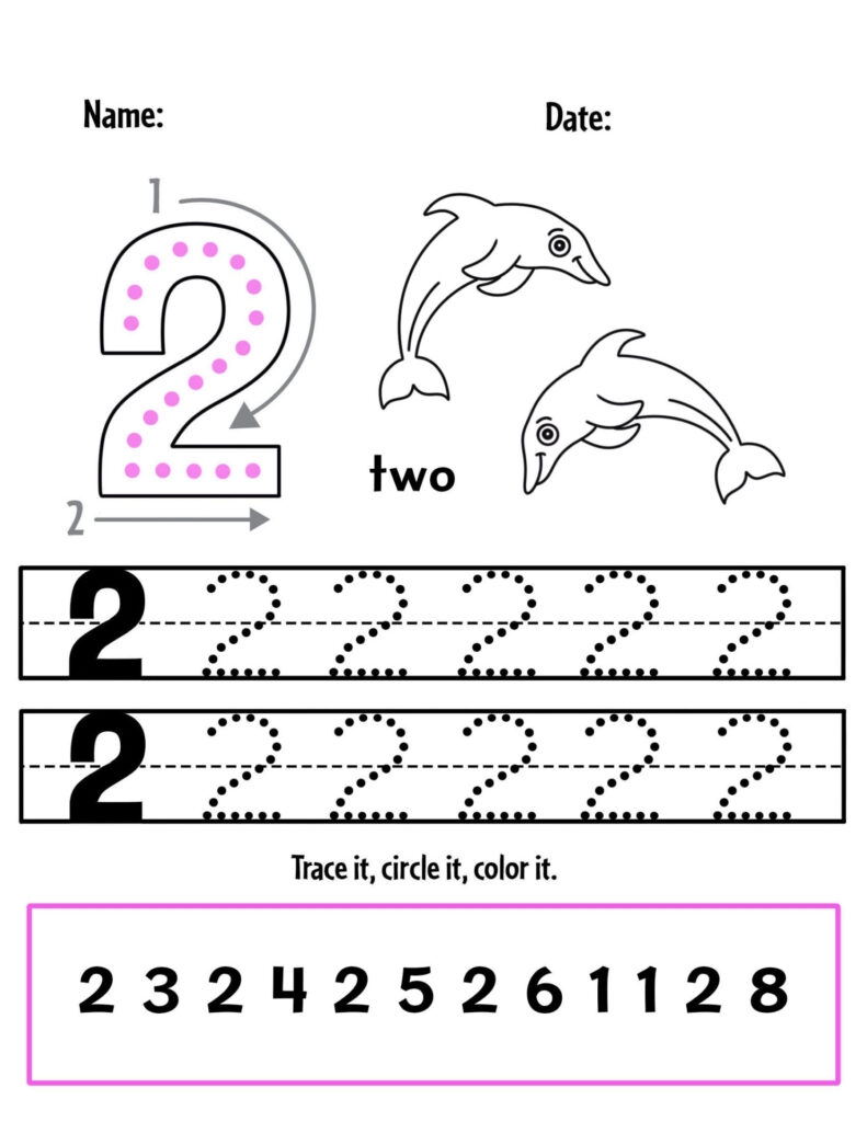 number tracing worksheets