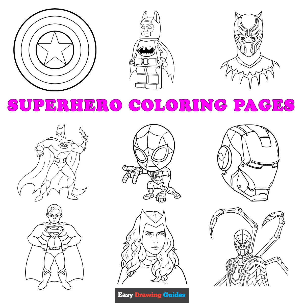 printable superhero coloring pages free printable superhero coloring pages free