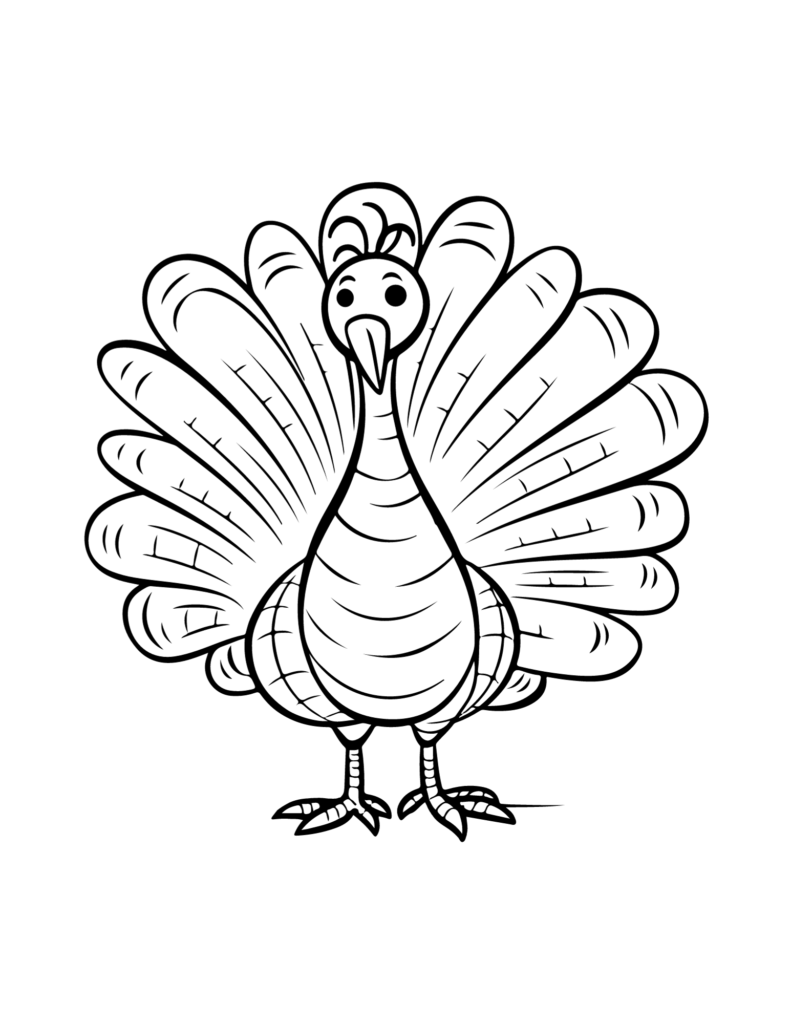 Free Printable Thanksgiving Coloring Book Baking You Happier