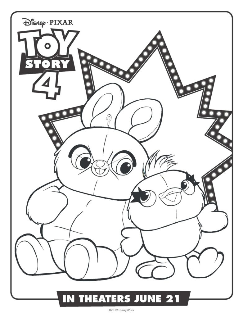 Free Printable Toy Story 4 Coloring Pages And Activities