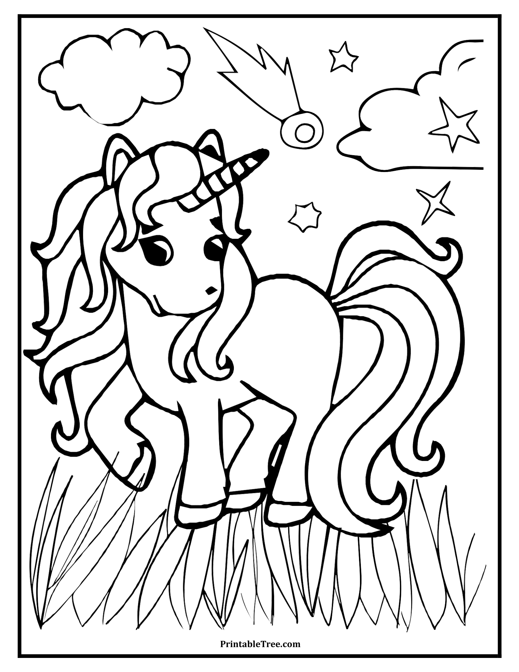 Free Printable Unicorn Coloring Pages PDF For Kids And Adults Free Printable Unicorn Coloring Pages PDF For Kids And Adults