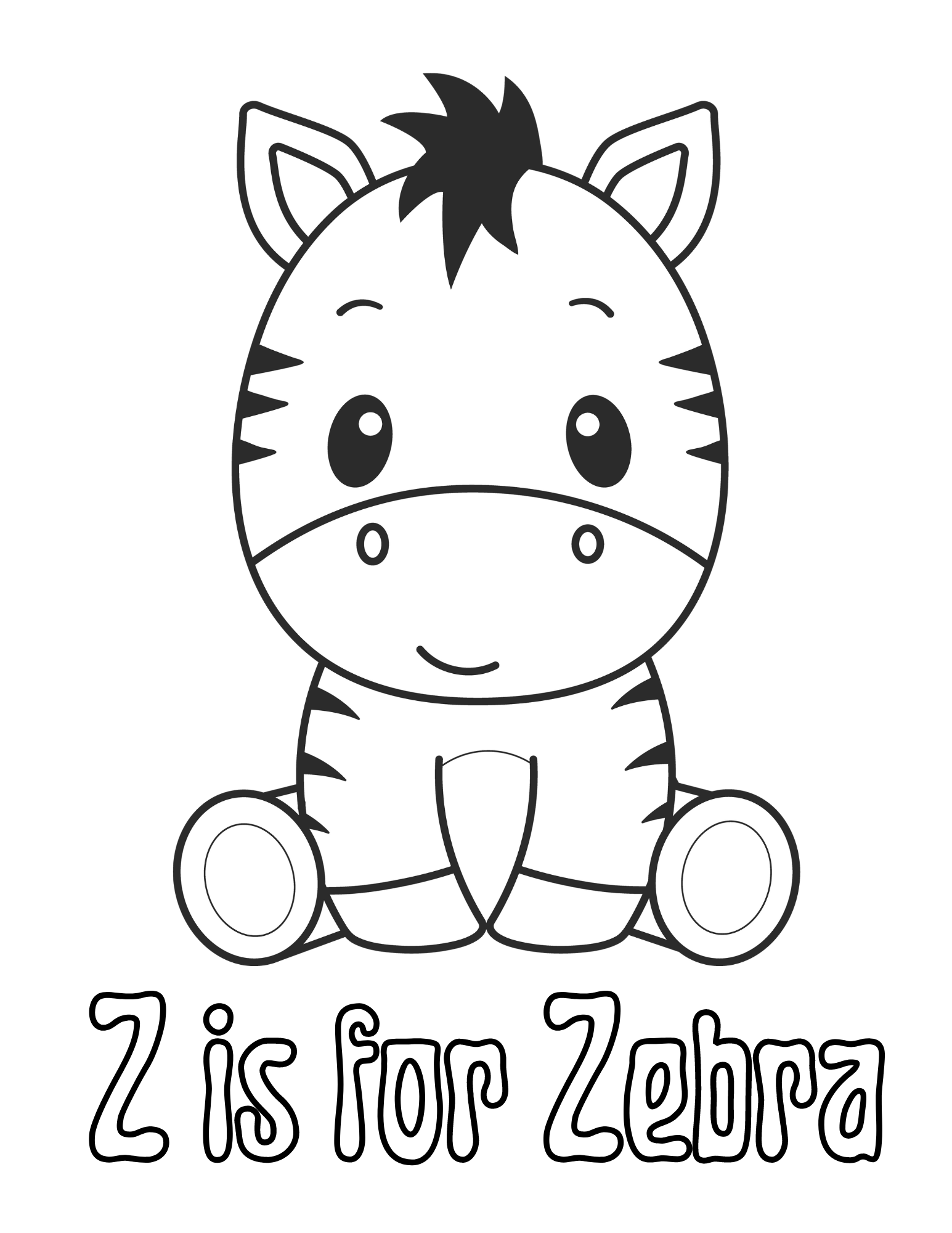 Free Printable Zebra Coloring Pages Two Kids And A Coupon