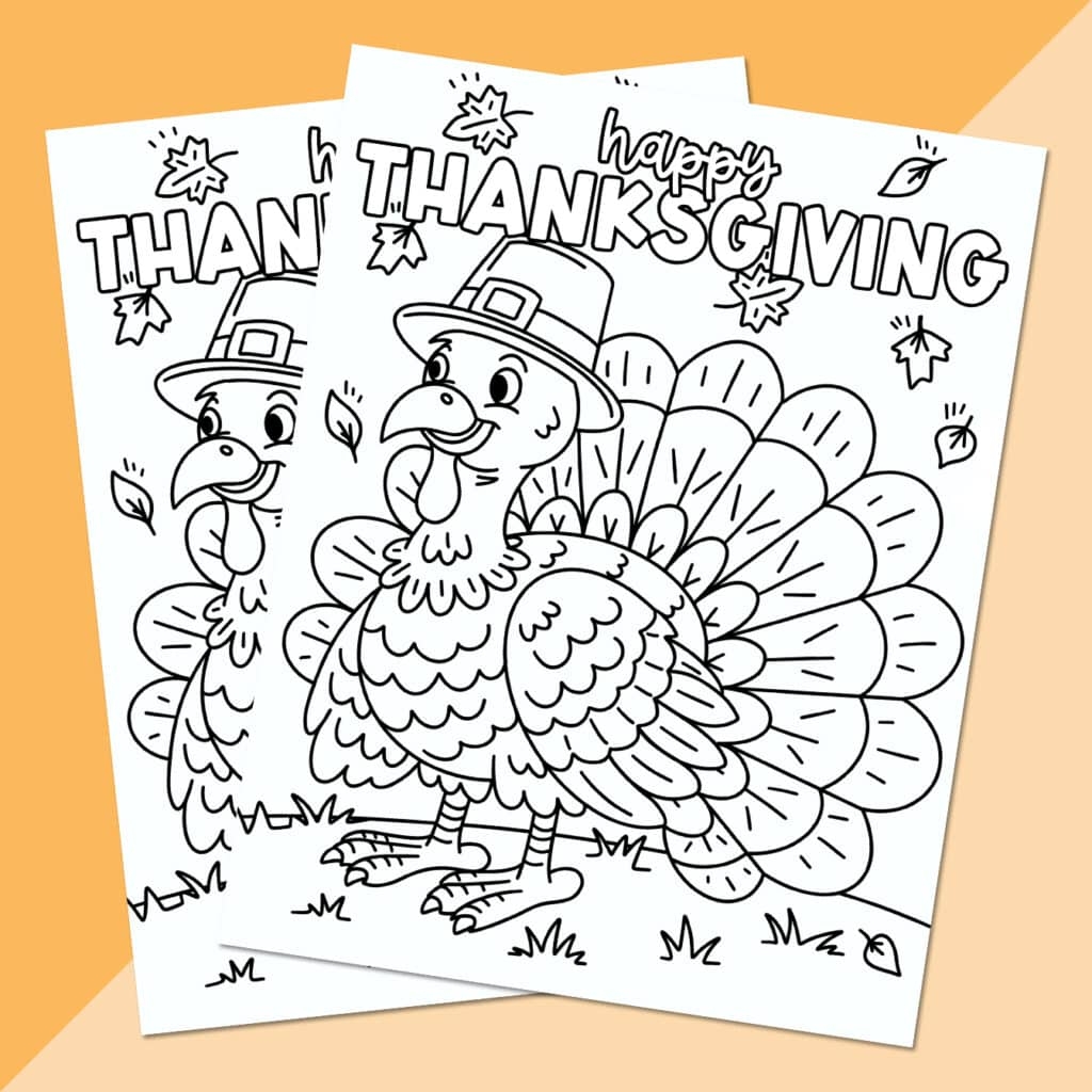 thanksgiving printable coloring pages